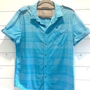 Men's Turquoise Calvin Klein Button Down Shirt